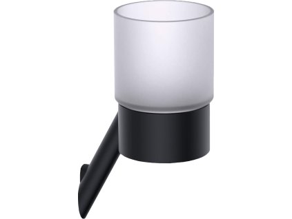 Aplomo Silia sklenička s držákem, černá, ADI_N911