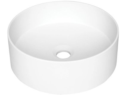 Deante Silia 35 granitové umyvadlo na desku, white, CQS_AU4S