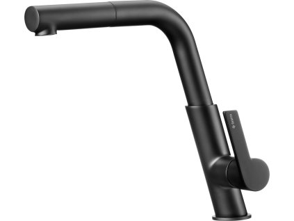 Deante Silia dřezová baterie, černá, BQS_N73M