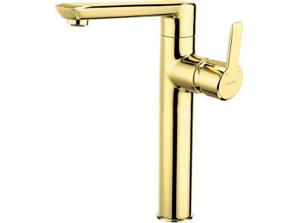 Deante Arnika II. vysoká umyvadlová baterie, zlatá, BQA_Z20K