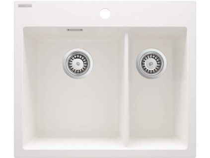 Deante Eridan 1.5 granitový dřez, bílá, ZQE_A503