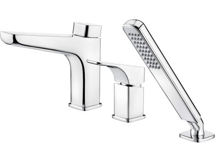 Deante Hiacynt 3-otvorový vanový komplet, chrom, BQH_013M