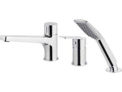 Deante Jasmin 3-otvorový vanový komplet, chrom, BGJ_013M