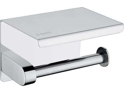 Aplomo Round držák na toaletní papír s poličkou, chrom, ADR_0221