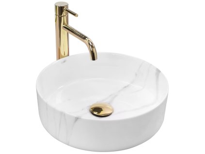 Rea Sami 36 umyvadlo na desku, marble, REA-U6606
