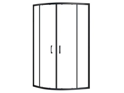 Rea Look Black čtvrtkruhový sprchový kout Rozměr koutu: 80x80cm, REA-K7902
