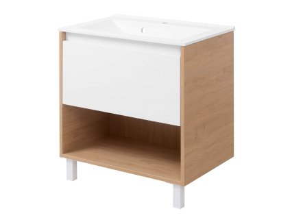 Lavedo Jersey 100 koupelnová skříňka s umyvadlem z litého mramoru, JERSEY-100