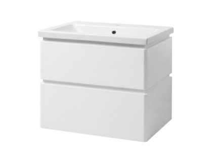 Lavedo Lion II 70 White koupelnová skříňka s umyvadlem, LION-KOMO70