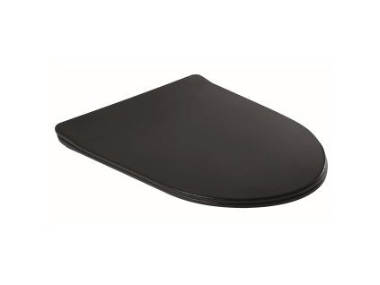 Kerra Delos black WC sedátko soft close, DELND2B