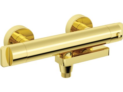 Deante Nemo skládací vanová baterie termostatická, gold, BCH_Z1BT