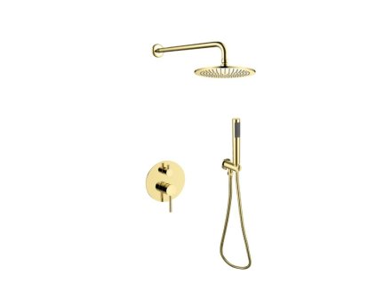 Besco Decco Illusion I podomítkový sprchový set, zlatá, BP-DII-ZL