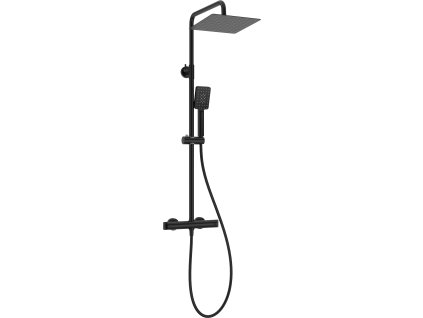 Aplomo Nemo sprchový set s baterií termostatický, black, NAC_N4HT