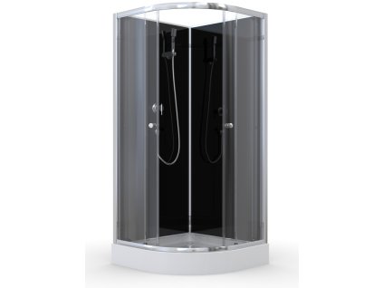 Savana Veduta Magdel čtvrtkruhový sprchový box Rozměr koutu: 90x90cm, Y803CS-90