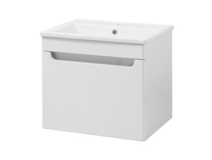 Lavedo Eliba Credo II 55 koupelnová skříňka s umyvadlem z litého mramoru závěsná, ELBA-CRDII-57-LM