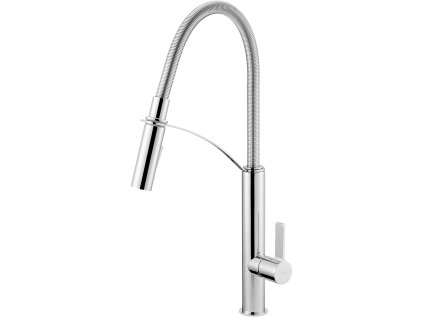 Deante Gerbera dřezová baterie s variabilním ramínkem a sprškou, chrom, BGB_072M