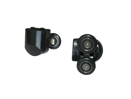 Kerra Pojezdová kolečka Black Z6 horní dvojité, pár, Z6BLACK