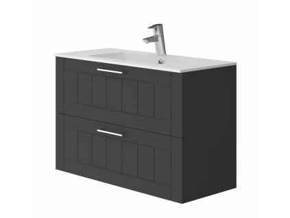 Lavedo Ossy 80 koupelnová skříňka s umyvadlem, grafit, OSC-80GR