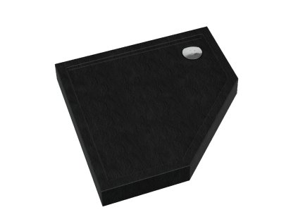 Kerra Prato Stone 90x90 sprchová vanička, black, 5907548117441