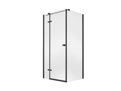 Besco Pixa 90x90x195 čtvercový sprchový kout, black Orientace: Levá, PKL-90-195-B