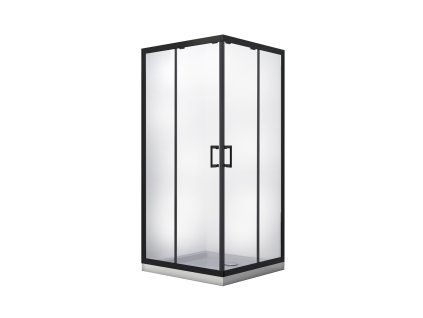 Besco Modern 190 čtvercový sprchový kout, black Rozměr koutu: 90x90cm, MKB-90-190-C