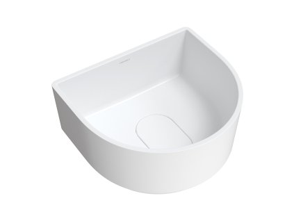 Aplomo Cadence M+ umyvadlo na desku z kompozitu, bílý mat, CADENCE420BM