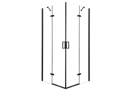Kerra Flow čtvercový sprchový kout, black Rozměr koutu: 90x90cm, FL90BL