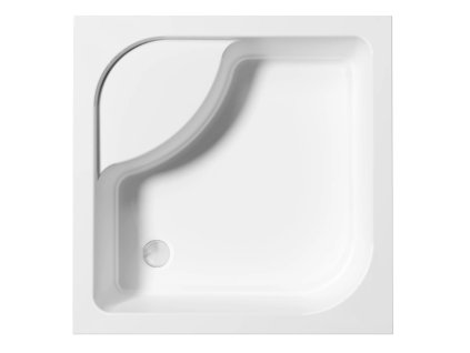 Polimat Tenor čtvercová vysoká sprchová vanička Rozměr vaničky: 80x80cm, 00326