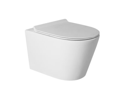 Aplomo Palermo White WC závěsné se sedátkem, rimless, LAVPAL