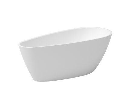 Besco Goya A-Line volně stojící vana 170x80, litý mramor, WAS-160-G2