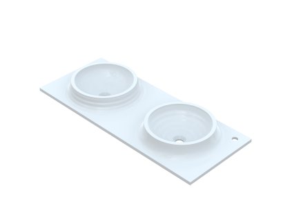 Vayer Boomerang 120 dvojumyvadlo z litého mramoru, VAY-BOO120