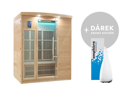 Hanscraft Infrasauna FRANCE SAUNA Apollon 3 133014