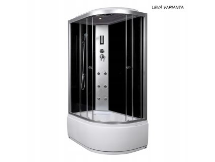 Kerra Jukon 122x82x220 L/P masážní sprchový box Orientace: Levá, JK128KO_LEVA