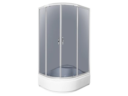 Kerra Katia 100x80 graphite sprchový kout s vaničkou Orientace: Levá, 852_LEV