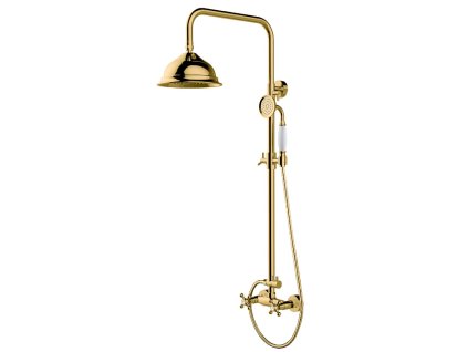 Besco Be-Retro sprchový set s baterií, gold, BP-R-ZL