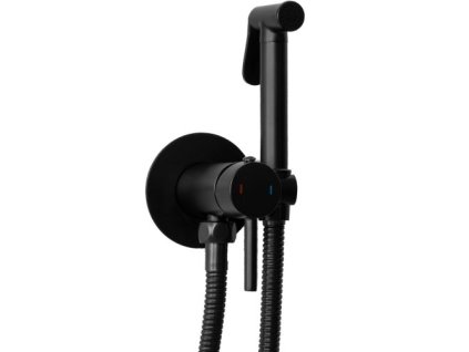 Rea Loop bidetová baterie se sprškou, black, RE-B8978