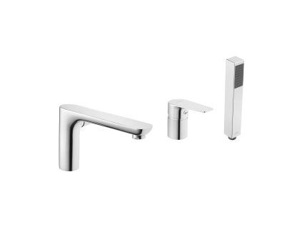 Besco Doky 3-otvorový vanový komplet, chrom, BW-90-S02