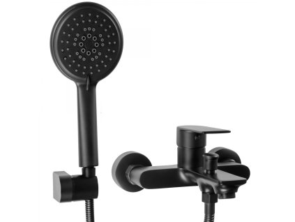 Rea Mayson vanová baterie se sprchou, black, REA-B9634