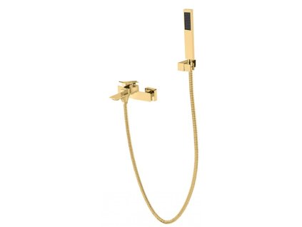 Besco Aspira vanová baterie se sprchou, gold, BW-AS-ZL