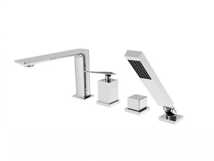 Besco Aspira 4- otvorový vanový komplet, chrom, BW-A4-CH