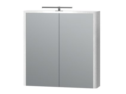 Lavedo Livorno Structure White 70 zrcadlová skříňka do koupelny s LED osvětlením, LVRMC-70STRUCTUREWHITE