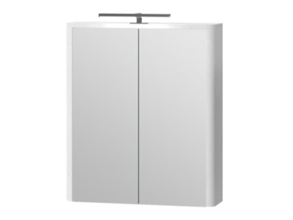 Lavedo Livorno White Structure 60 zrcadlová skříňka do koupelny s LED osvětlením, LVRMC-60STRUCTUREWHITE