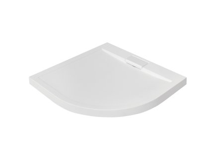 Besco Axim UltraSlim čtvrtkruhová sprchová vanička Rozměr vaničky: 90x90cm, BAX-90-NR