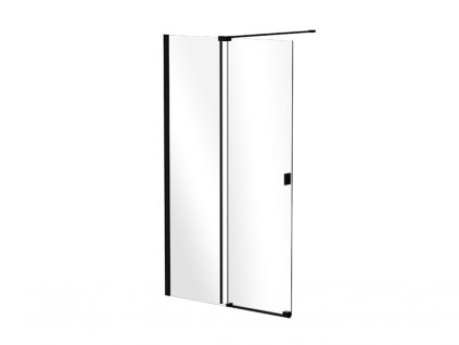 Besco Vayo Walk In sprchový kout, black Rozměr: 110cm, VYB-110-200C