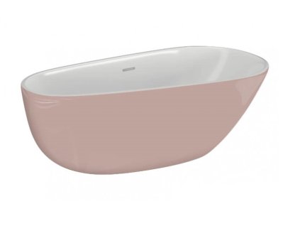 Polimat Shila volně stojící akrylátová vana 170x85, růžová, 00434