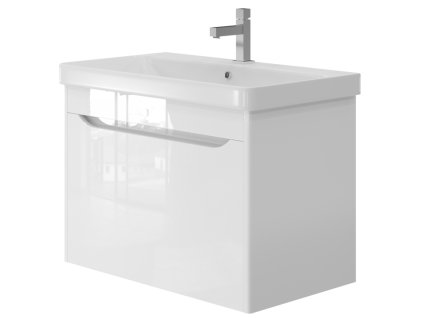 Lavedo Livorno White 80 koupelnová skříňka s umyvadlem, LVR-80WHITE