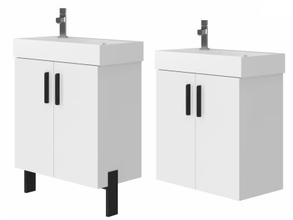 Lavedo Manhy White 65 koupelnová skříňka s umyvadlem, MH-65W