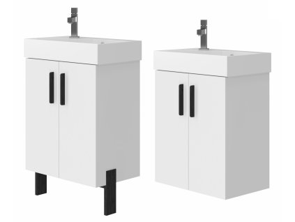 Lavedo Manhy White 55 koupelnová skříňka s umyvadlem, MH-56W