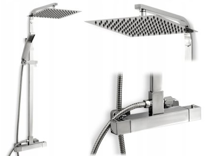 Rea Milan sprchový set termostatický, chrom, REA-P0222
