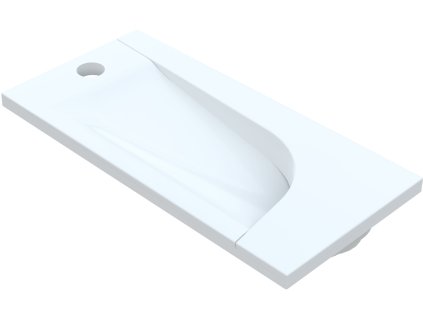 Vayer Boomerang Picolo 50 umyvadlo na desku, litý mramor, VAY-BOP