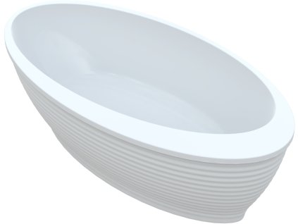 Vayer Boomerang Oval volně stojící akrylátová vana 194 + krycí panel, VAY-BOOV